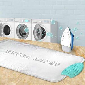 Ironing Mat,Extra Large Thickened (47.25 x 21.55 inch) Ironing Blanket Portable